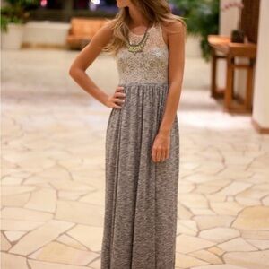 Urban Outfitters Kimchi Blue Dress Maxi Boho sz Large